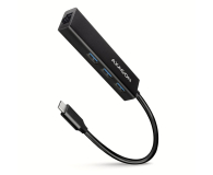 Axagon HMC-GL3A SuperSpeed USB-C hub + gigabit LAN - 1485459 - zdjęcie 1